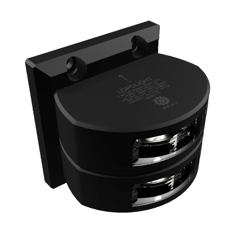 3nm 135° White, dbl Stern light, black, dimmable 3nm 135° White, dbl Stern light, black, dimmable